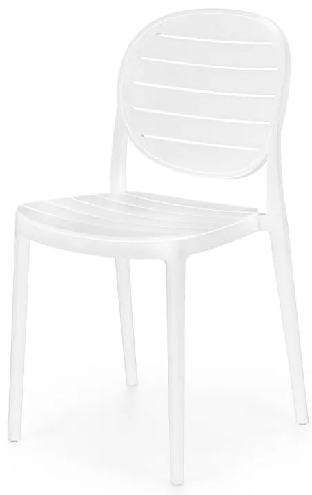Scaun plastic K529 alb