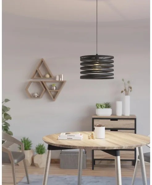 Eglo 99345 - Lustră pe cablu CREMELLA 1xE27/40W/230V