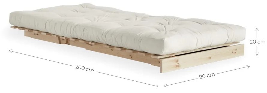Fotoliu variabil Karup Design Roots Raw/Mint