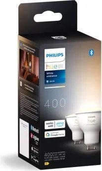 SET 4x Bec LED dimabil Philips Hue WHITE AMB. GU10/4,2W/230V 2200-6500K