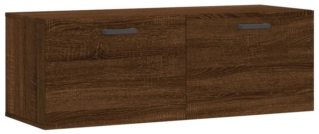 830139 vidaXL Dulap de perete, stejar maro, 100x36,5x35 cm, lemn prelucrat