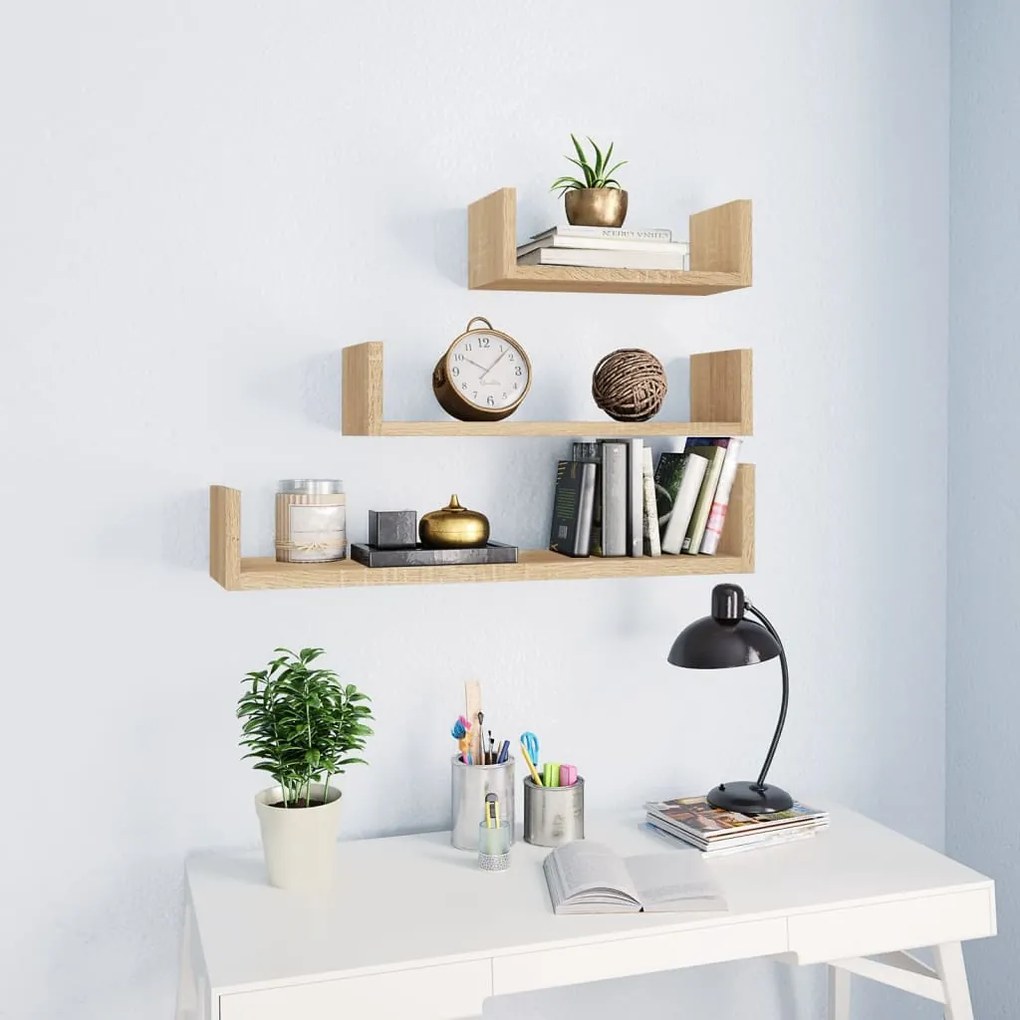 Set 3 polite in decor stejar sonoma XALA
