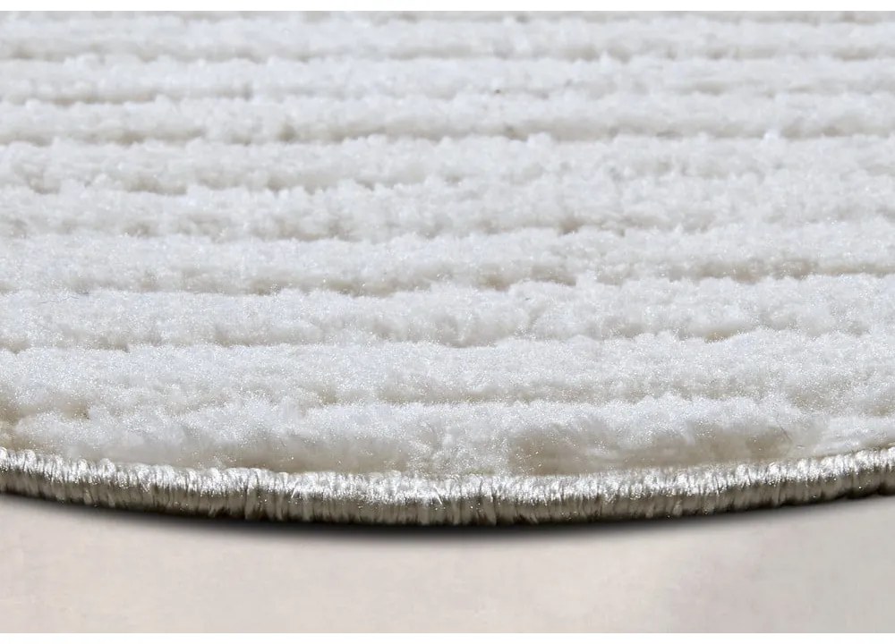 Covor alb rotund ø 160 cm Panglao New York White – Elle Decoration