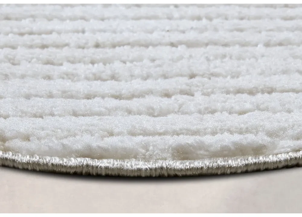 Covor alb rotund ø 160 cm Panglao New York White – Elle Decoration