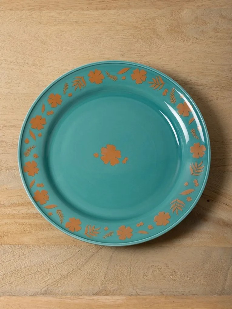 Farfurie din ceramica, D27cm, Flower
