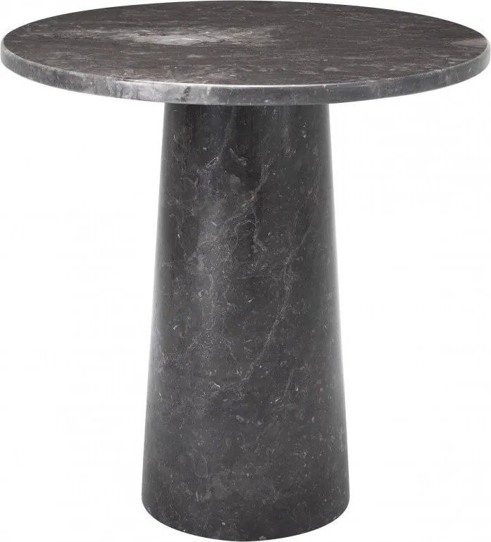 Masuta laterala din marmura gri design elegant LUX Terry 114229 HZ