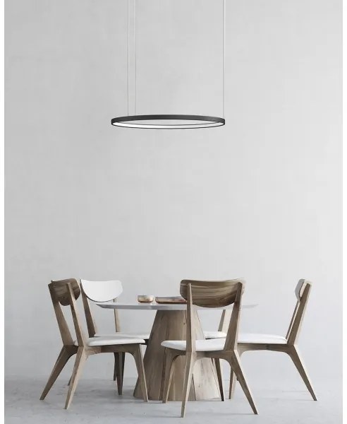 Lustră LED dimabilă pe cablu Azzardo AZ5019 AGNES LED/48W/230V d. 58 cm negru