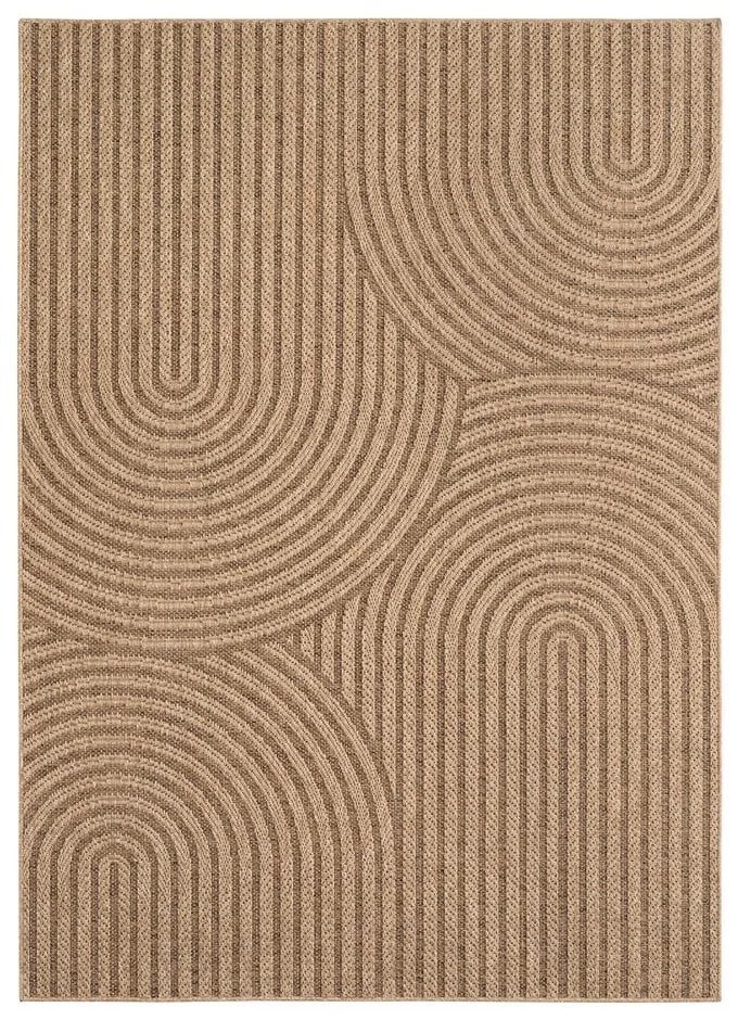 Covor pentru exterior și interior maro 80x150 cm Timber 1401 – Ayyildiz Carpets