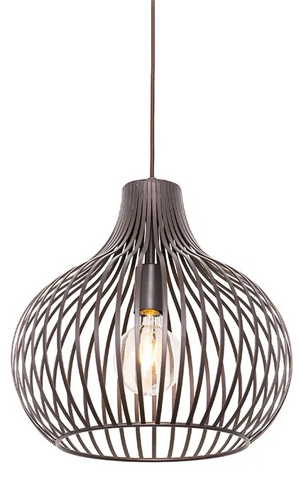 Lampă modernă cu pandantiv maro 38 cm - Saffira