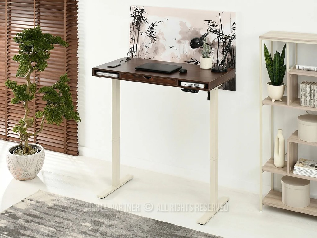 Masă PC Osto 120 (nuc + crem). 1109830