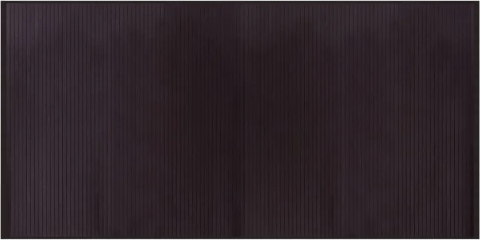 vidaXL Covor dreptunghiular, maro închis, 100x200 cm, bambus