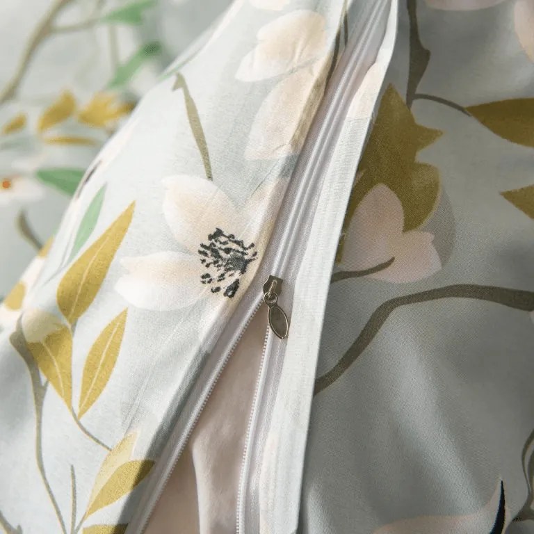 Lenjerie de pat din microfibra FLORIBIRD verde Dimensiune lenjerie de pat: 70 x 90 cm | 140 x 200 cm