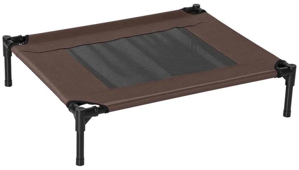 PawHut Pat pentru caine pisica pat de tabara mare confort pe picioare material Oxford textilenă micro-perforată | Aosom Romania