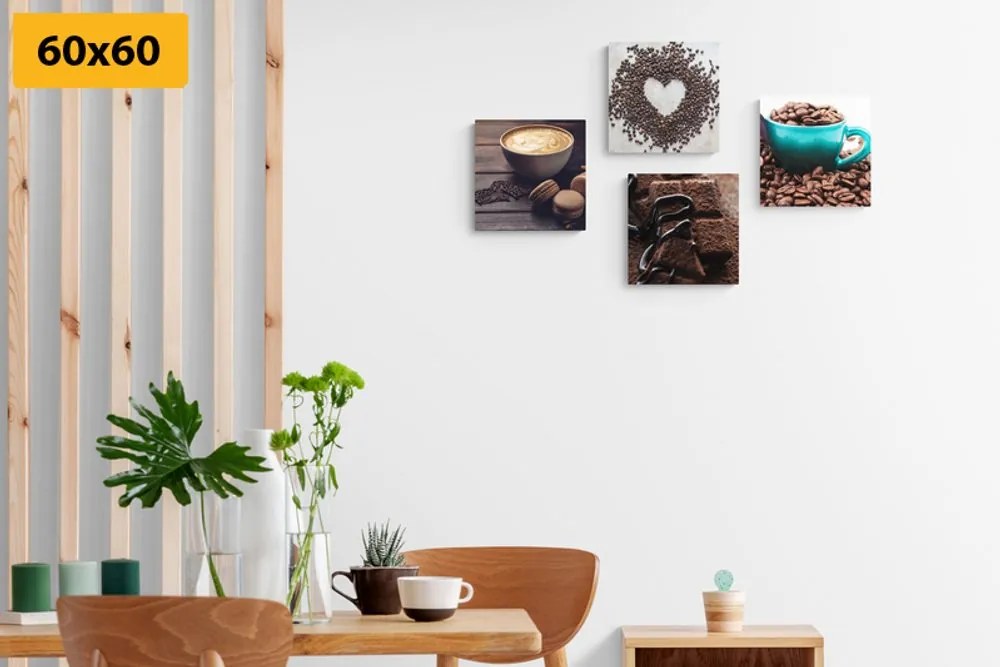 Set tablouri mirosul de cafea bună