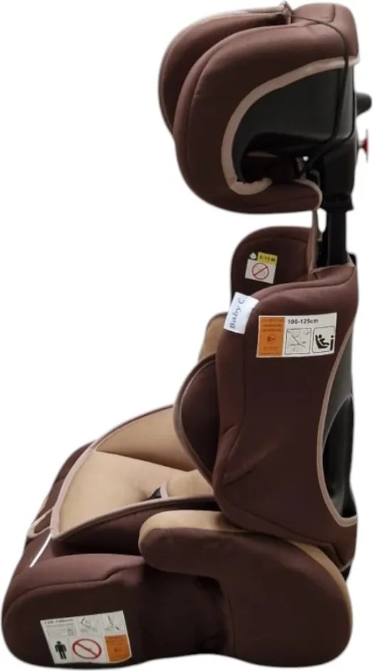 Scaun Auto 2 in 1 pentru copii Baby Care™ HC01, Transformabil in inaltator auto, 9-36 kg, Omologare R129 i-Size, Spatar detasabil, Sistem de prindere