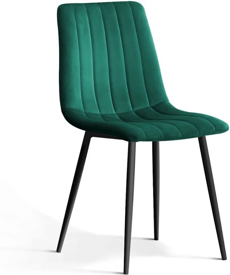 Scaun catifea Tux Verde H88cm