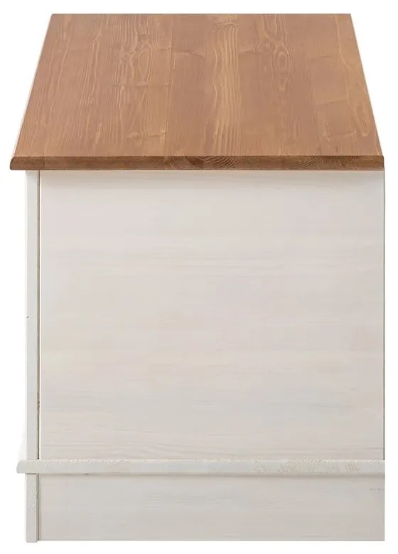Cufăr alb din lemn de pin 80x45 cm Anita – Støraa