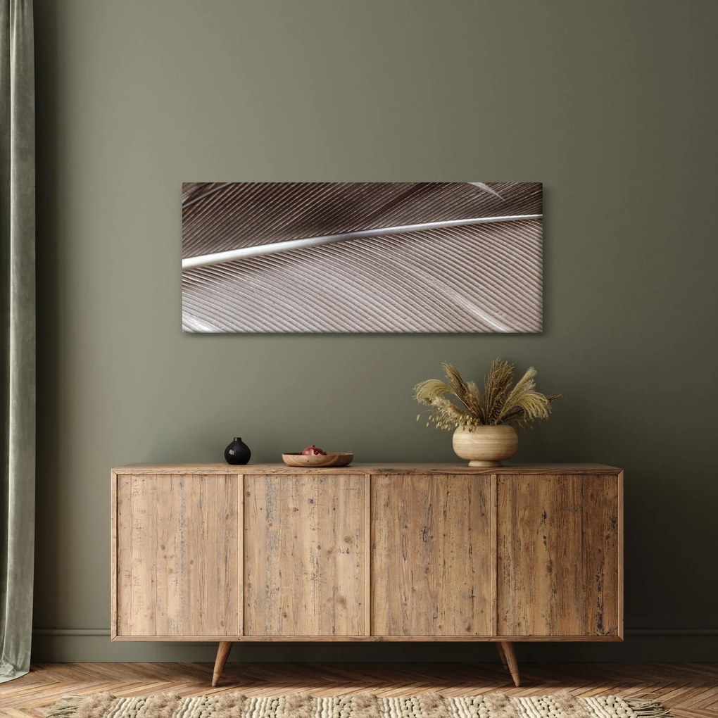 Tablou cu fibre abstacte (120x50 cm)
