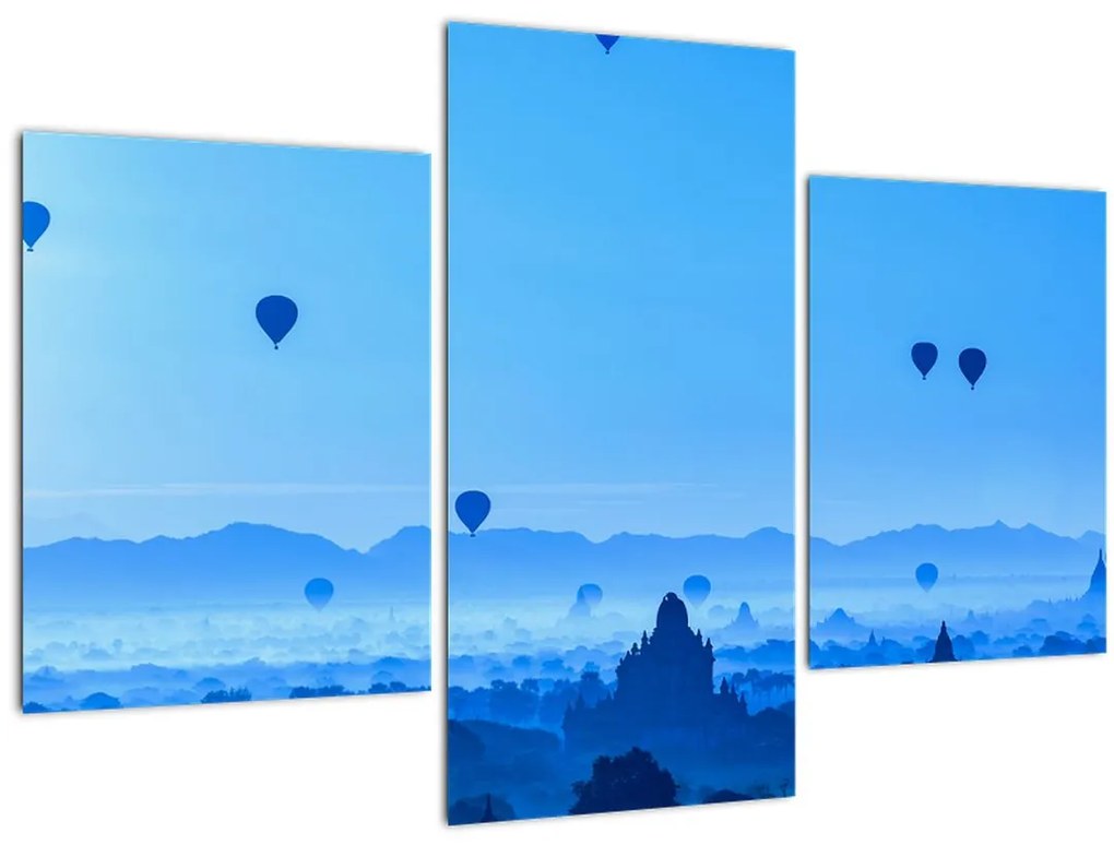 Tablou - Peisaj și săgeți (90x60 cm)