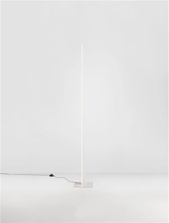 Lampadar LED de podea stil minimalist EDEL alb