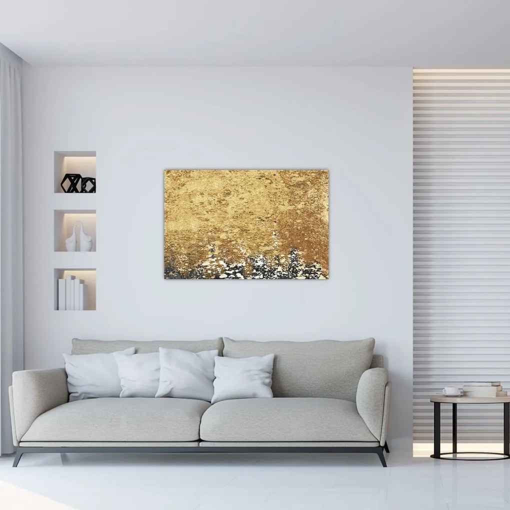 Tablou - Structura de aur N⁰3 (90x60 cm)