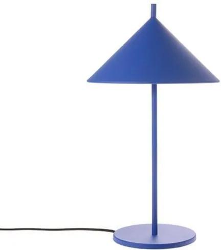 Lampa de Masa Triunghi din Metal - Metal Albastru Diametru (25x25x48 cm)
