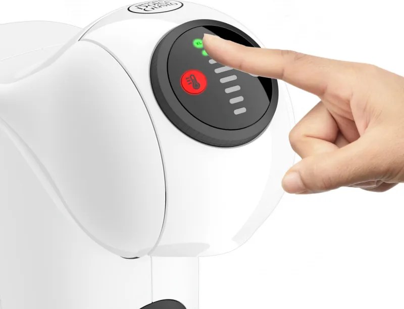 Espressor Krups KP243110 NDG GENIO S WHITE, 1500 W, 15 bar, 0,8 l, Compatibil cu capsulele NESCAFÉ® Dolce Gusto®, LED, Functie XL, Alb