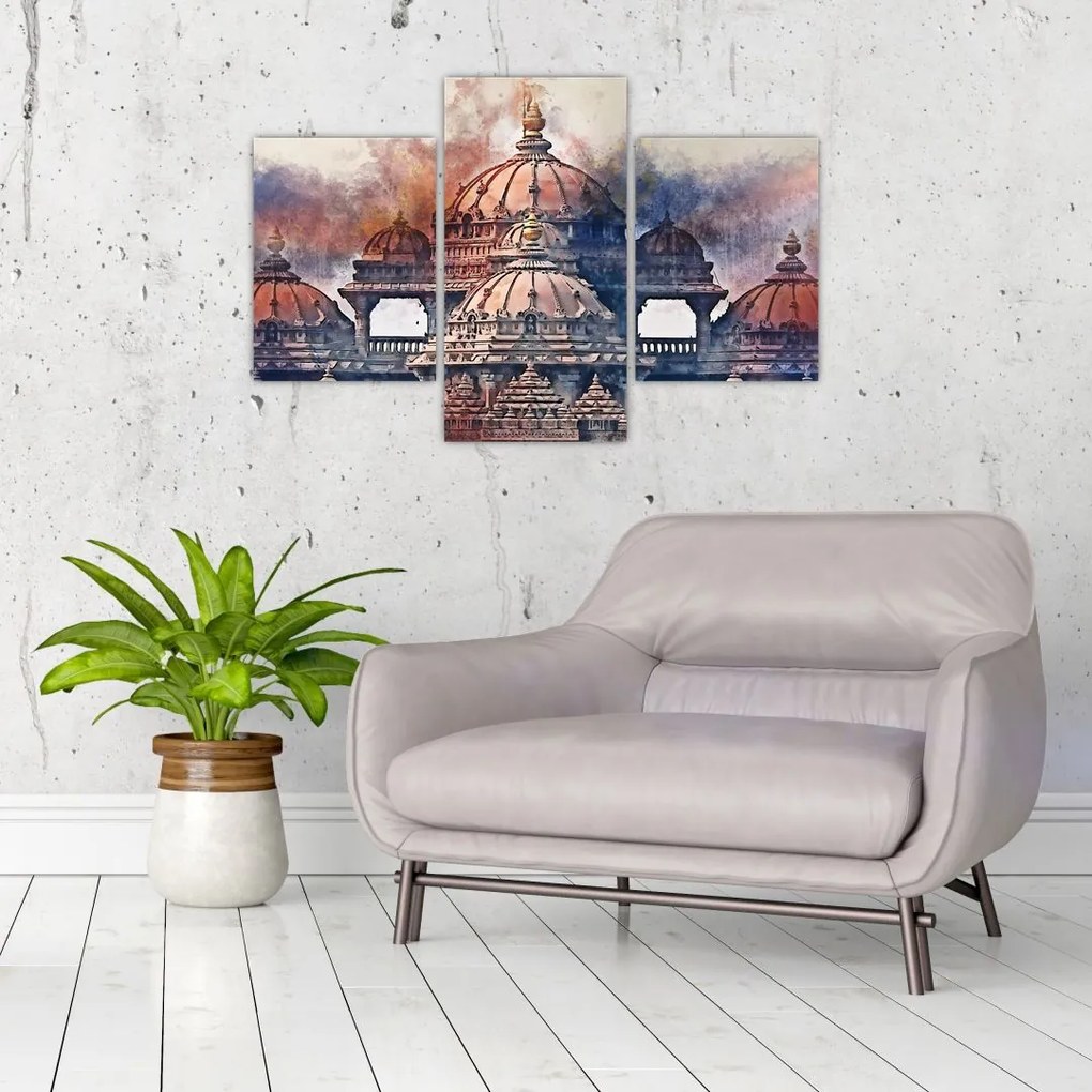 Tablou - Akshardham, New Delhi, India (90x60 cm)