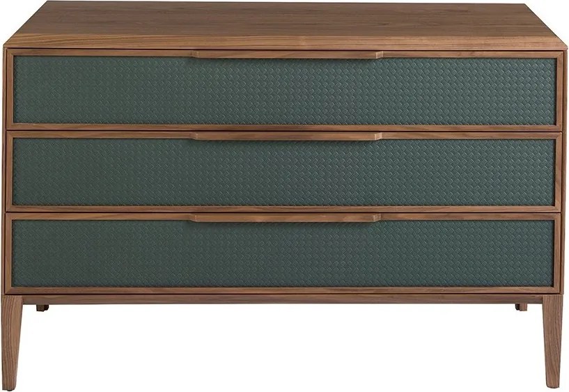 Comoda cu 3 sertare design LUX Dark green