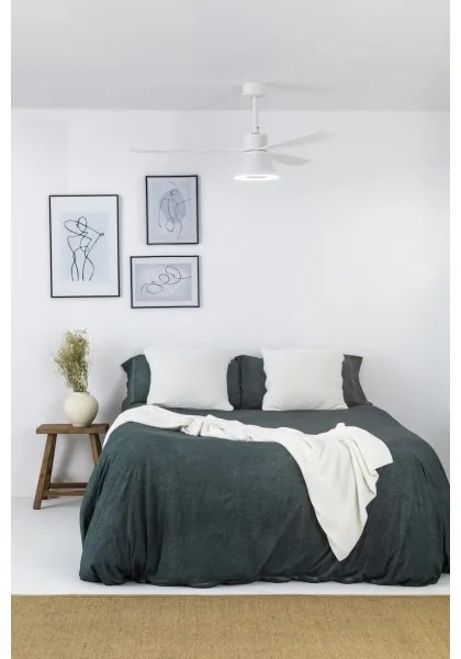 FARO AMELIA L CONE 33760WT-22-LED - ventilator cu lampă LED reglabilă/20W/230V, alb, Ø132 cm WT + telecomandă