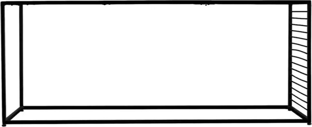 Masa de cafea Deco Homs,seria D-710,100 x 40 x 55cm, nuc/negru