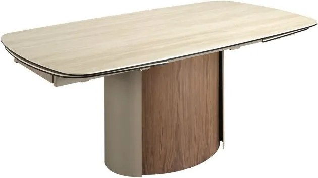 Masa extensibila cu blat din marmura portelanata 1162