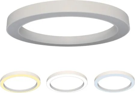 Plafonieră LED 100 W, 230 V, 3000/4000/6500 K, Ø 100 cm, albă