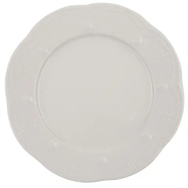 Set de masă 24 piese alb/porțelan