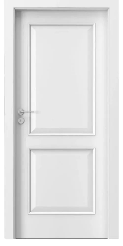 Usa Interior din MDF Porta Nova Model 3.1 (Culoare: Stejar Auriu, Toc: Reglabil 10 cm, Maner: Patrat argintiu crom, Dimensiune: 70 cm)