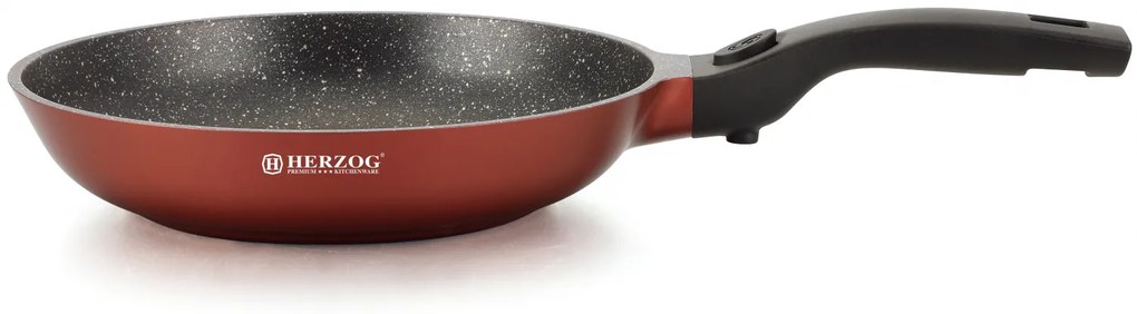 Set Oale marmorate 16 piese Herzog HR-ST16M - Burgundy