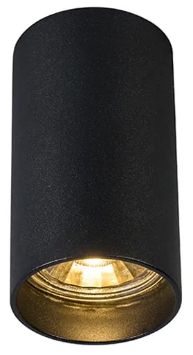 Spotlight modern negru 5,5 cm - Tuba