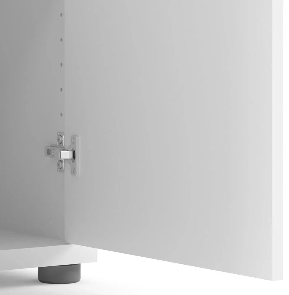 Bibliotecă modulară albă 89x113 cm Prima – Tvilum