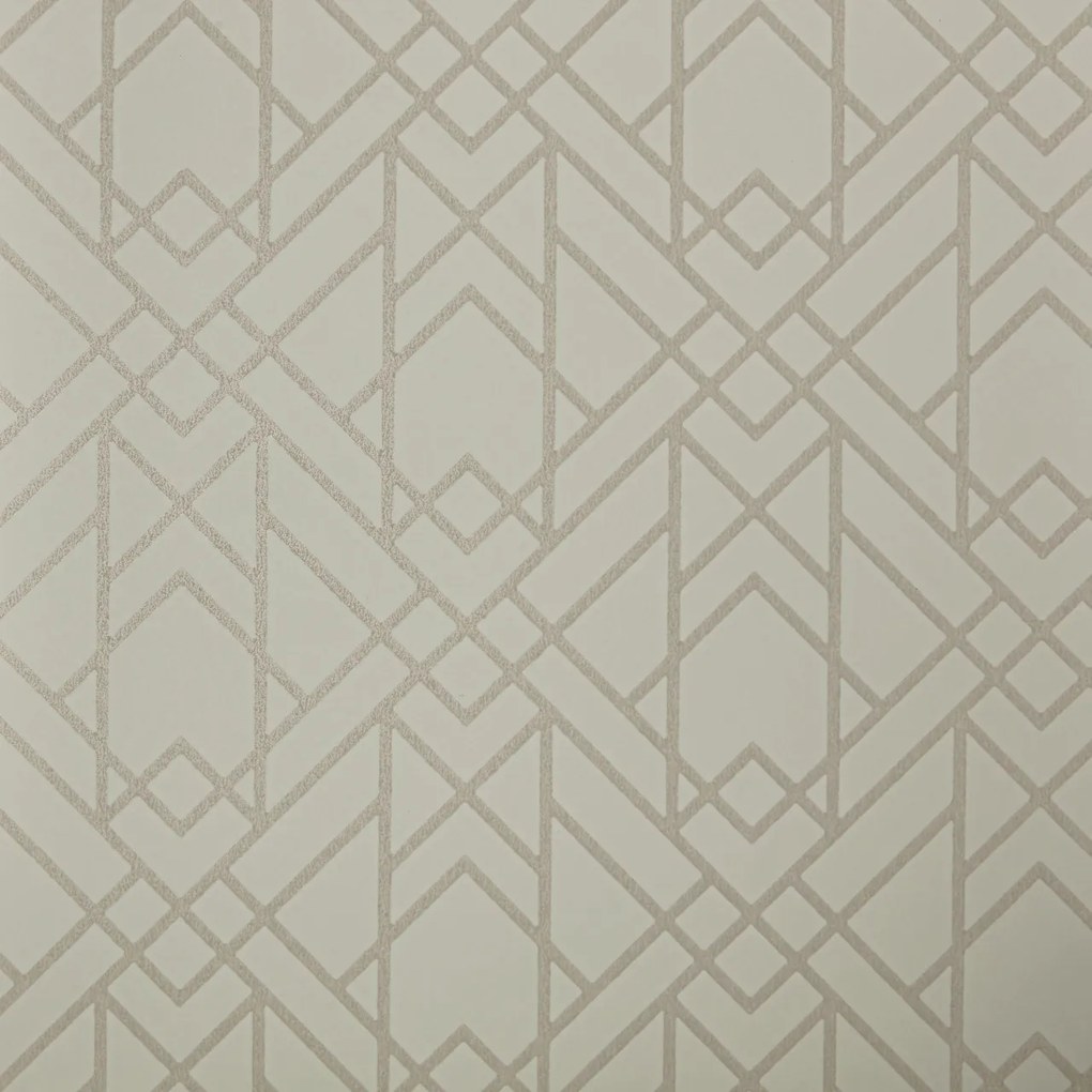 Tapet Metro, Sand Neutral Luxury Geometric, 1838 Wallcoverings, 5.3mp / rola