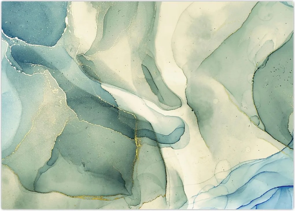 Tablou - Abstract cerneală 3 (70x50 cm)