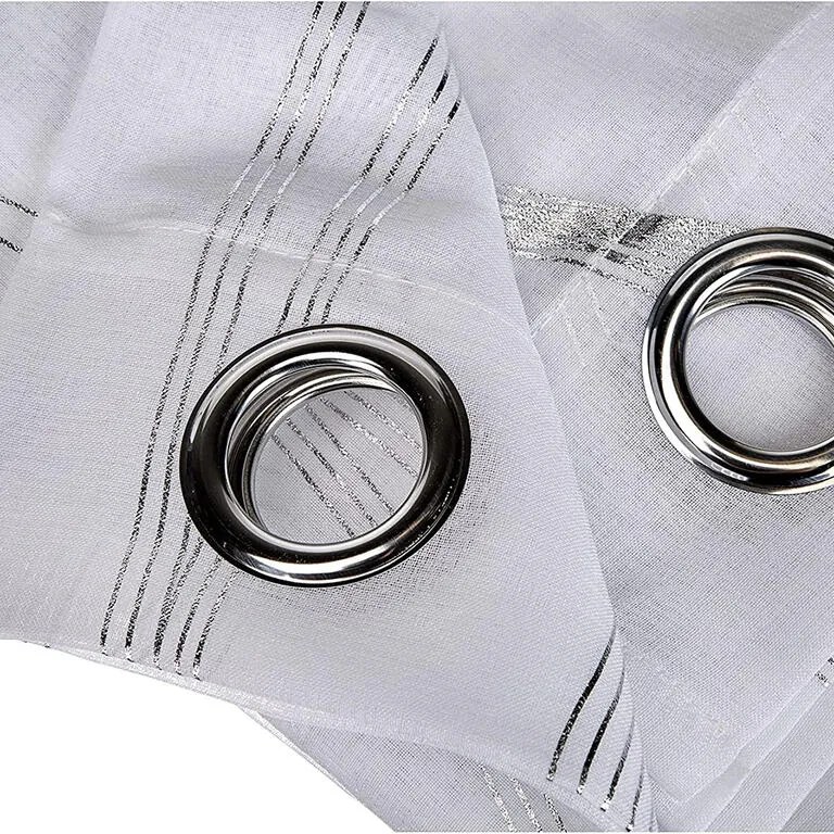 Draperie decorativă ERIKA, albă, 135 x 240 cm 1 buc