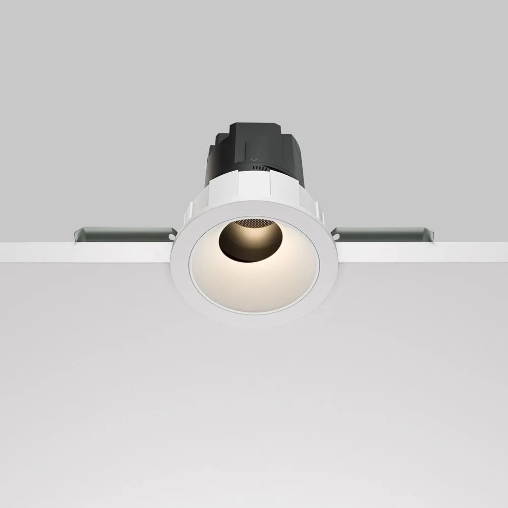 Spot LED incastrabil design tehnic Wise alb
