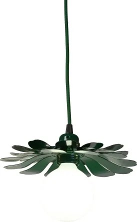 Bohemia-Design - Candelabru suspendat pe cablu 1xE27/60W/230V verde
