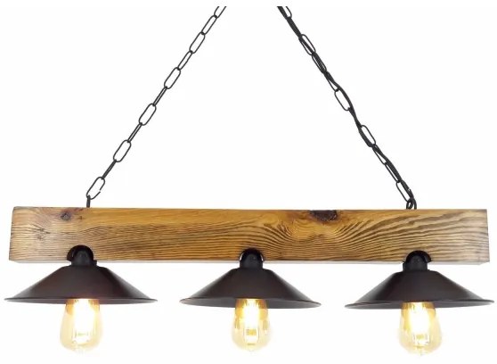 Lustră pe lanț SAPKA 3xE27/60W/230V