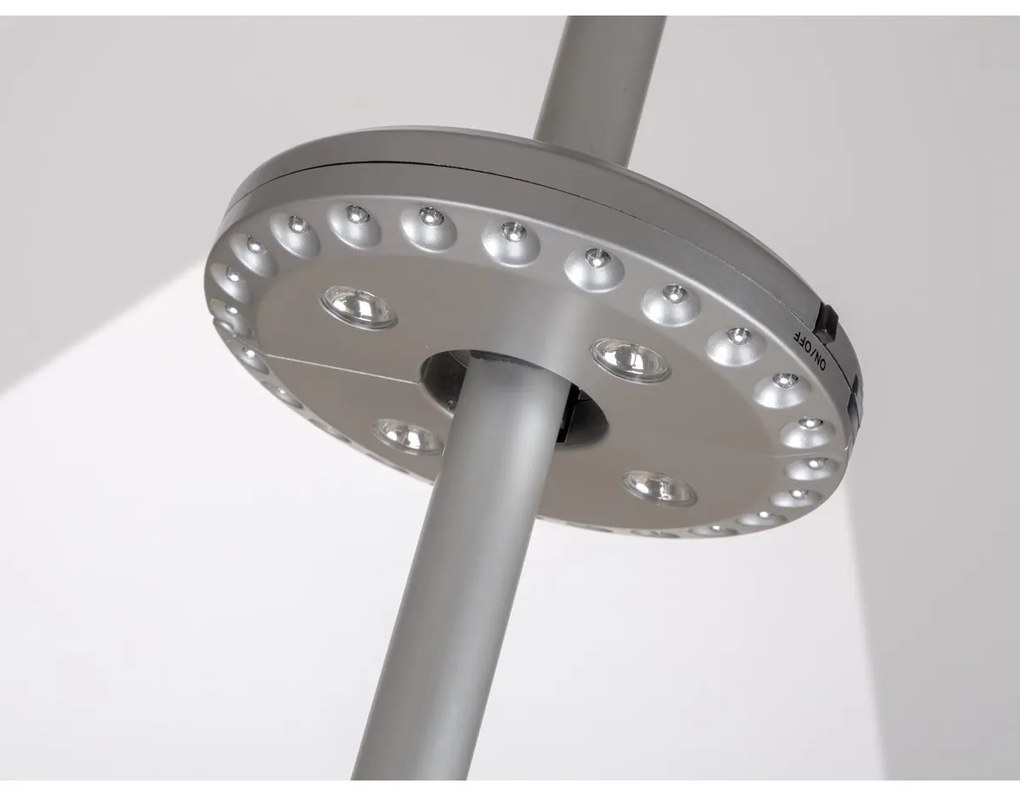 Lampă de umbrelă Happy Green, 24 LED-uri