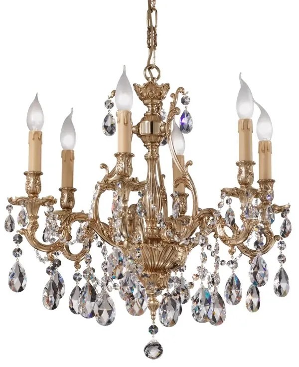 Candelabru 6 brate LUX cu cristale Scholer, Versailles