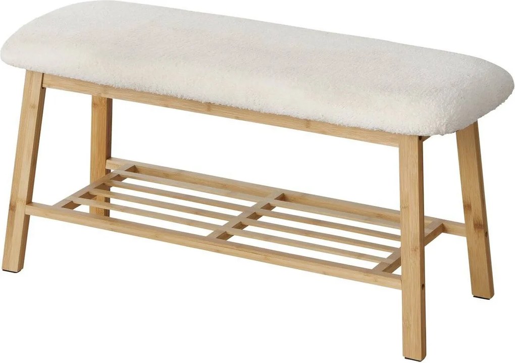 Bancă pentru  pantofi Benja,  cadru din bambus