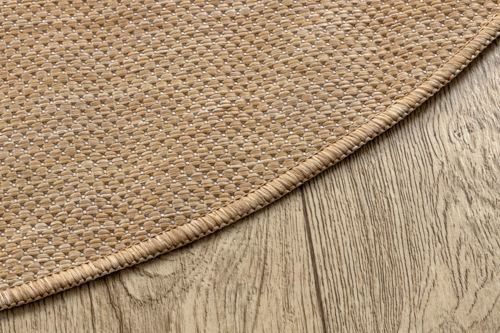 Covor SISAL SION cerc A5165A Melanj țesute plate natural