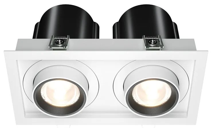 Spot LED incastrabil rotativ retractabil Hidden 2 alb