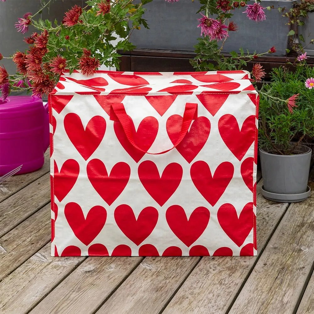 Cutie de depozitare pentru haine din plastic reciclat 58x28x48 cm Hearts – Rex London